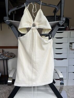 NWT Verdusa cream mini dress